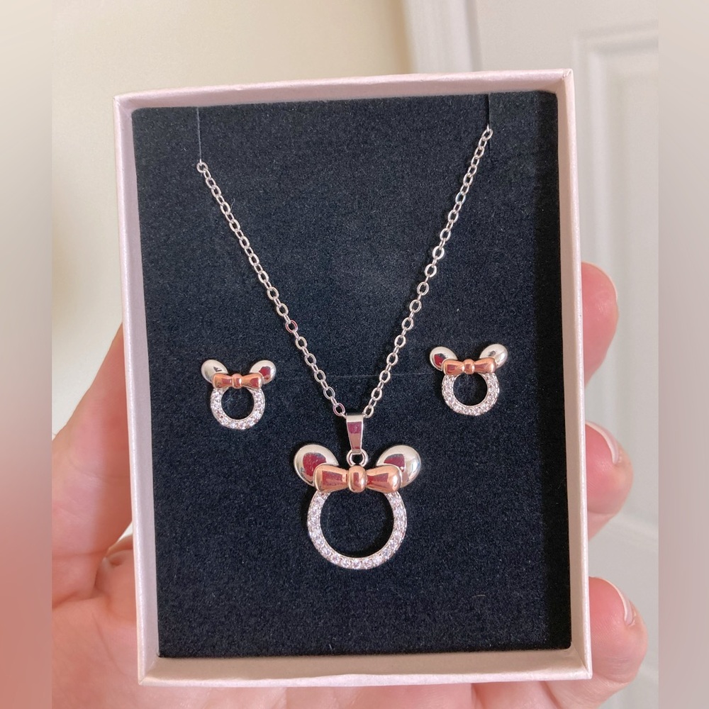 NEW Disney inspired silver SET